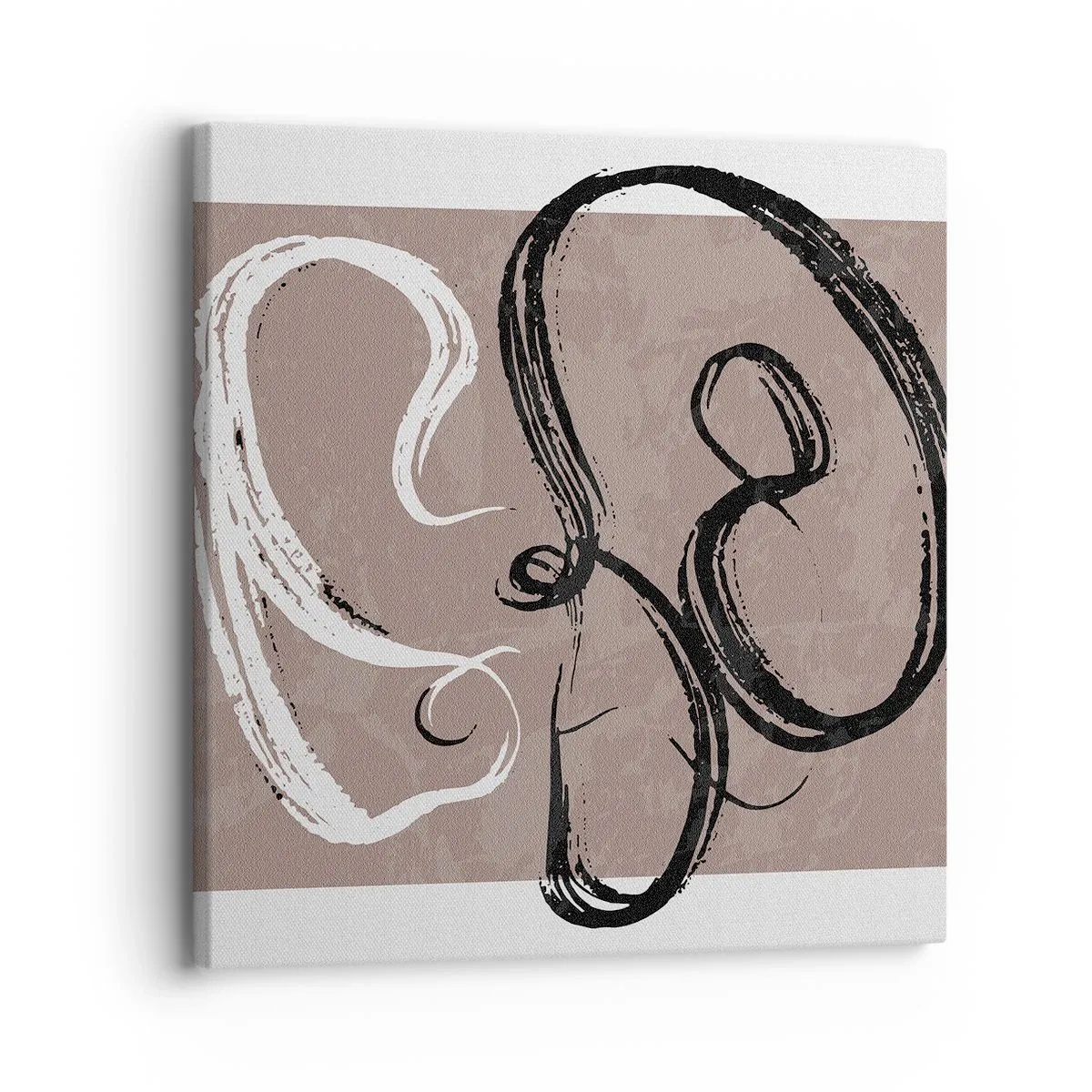 Canvastavla - Bild på duk - Komposition - sökande efter fullständighet - 30x30 cm