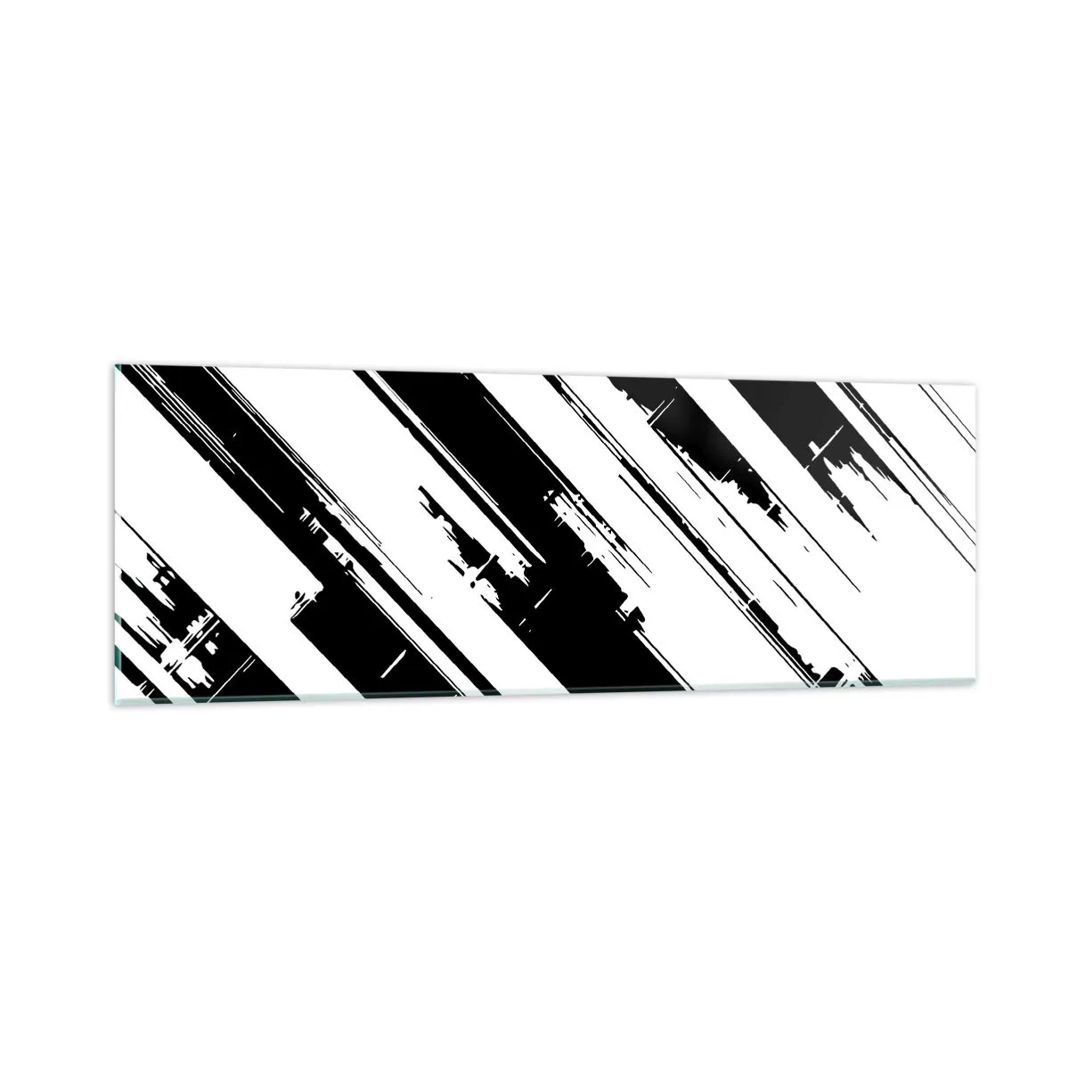 Glastavla - Bild på glas - Intensiv och dynamisk komposition - 90x30 cm