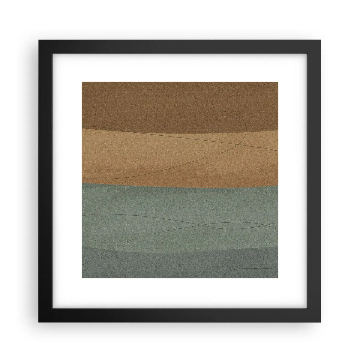 Affisch i svart ram - Horisontell komposition - 30x30 cm