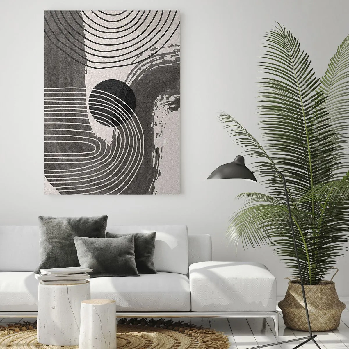 Glastavla - Bild på glas - Ovalen vinner - 50x70 cm