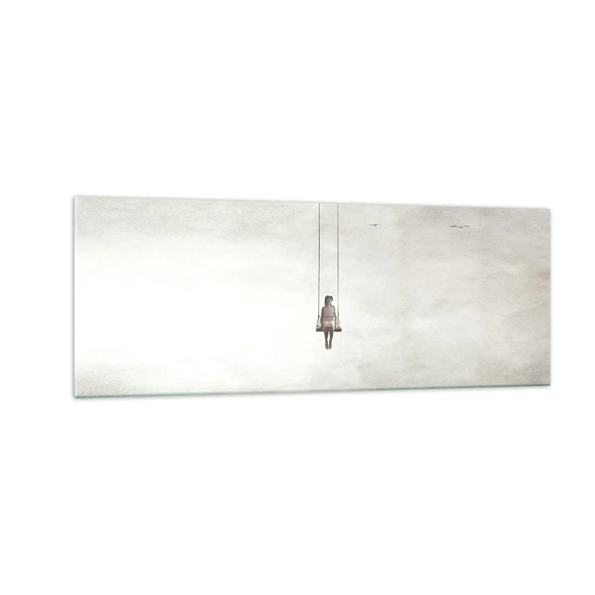 Glastavla - Bild på glas - Barn i oss - 140x50 cm