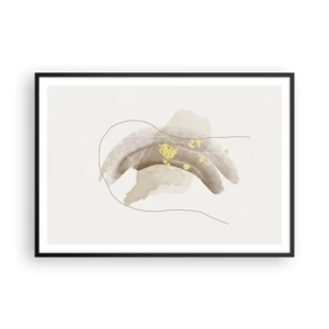 Affisch i svart ram - Träffat i rummet - 100x70 cm