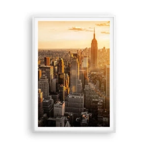 Affisch i vit ram - Växa i solskenet - 70x100 cm