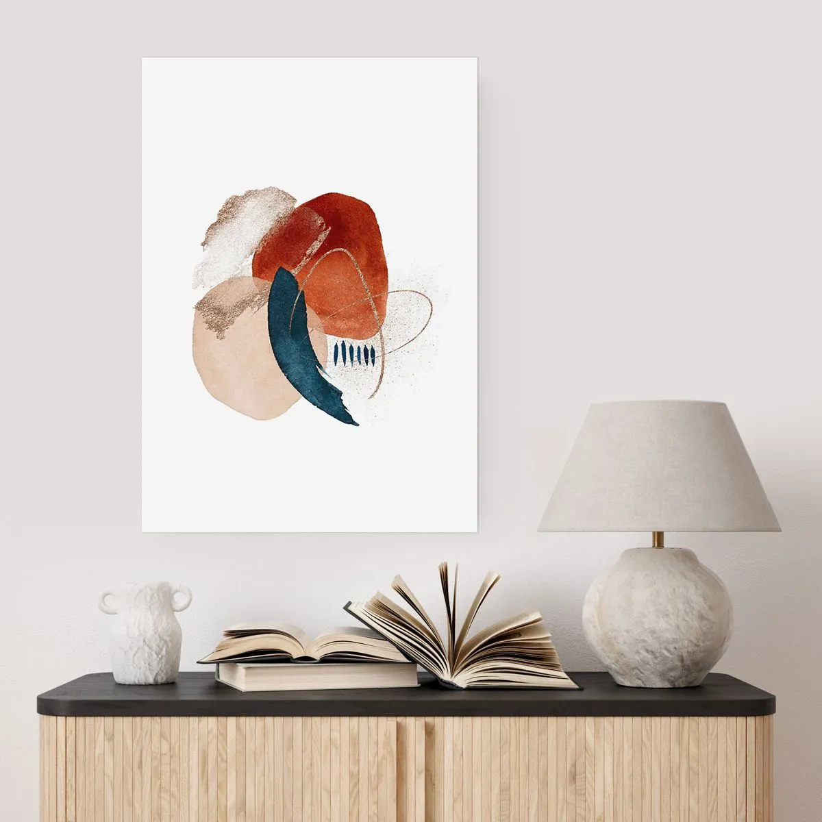 Affisch - Oval komposition - 50x70 cm
