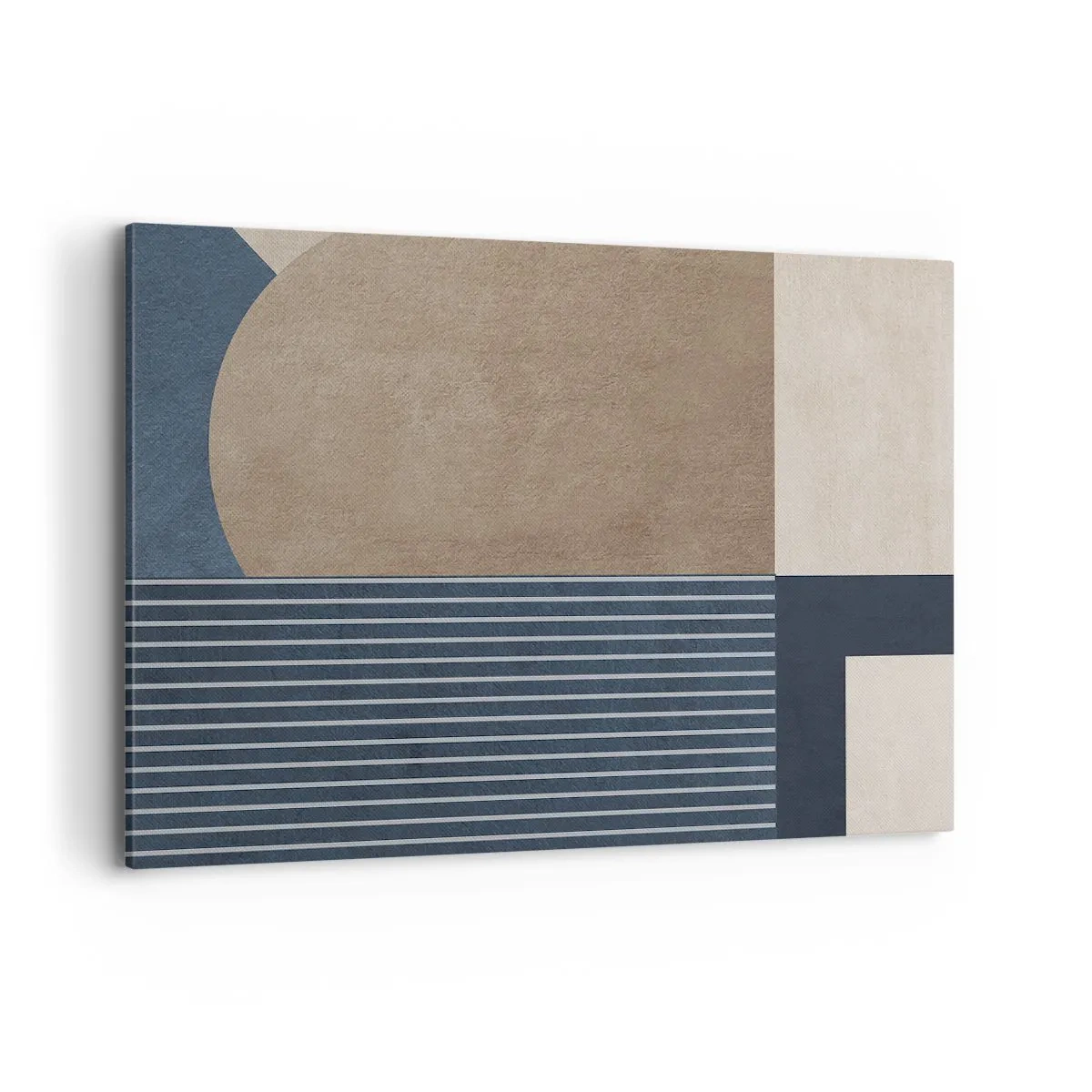 Canvastavla - Bild på duk - Komposition av enkelhet och rundhet - 100x70 cm