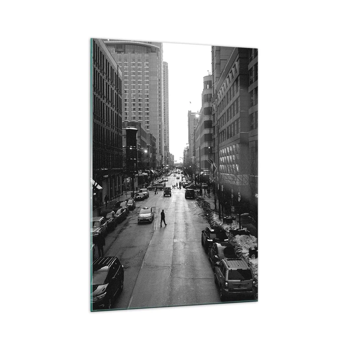 Glastavla - Bild på glas - Nästa dag som varje dag - 70x100 cm