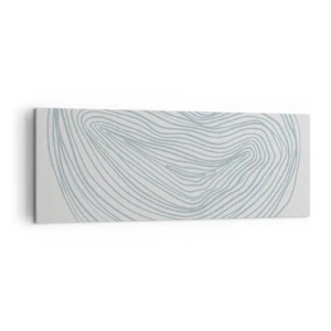 Canvastavla - Bild på duk - Droppens leende - 140x50 cm