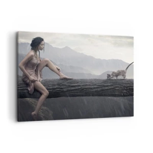 Canvastavla - Bild på duk - Skönhetens topp - 100x70 cm