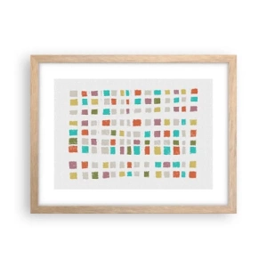 Affisch i ram av ljusek - Ett okänt spel - 40x30 cm