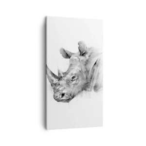 Canvastavla - Bild på duk - Afrikansk porträtt - 45x80 cm