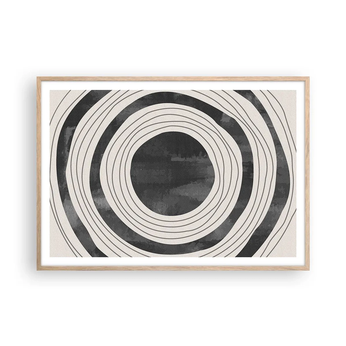 Affisch i ram av ljusek - I själva kärnan - 100x70 cm