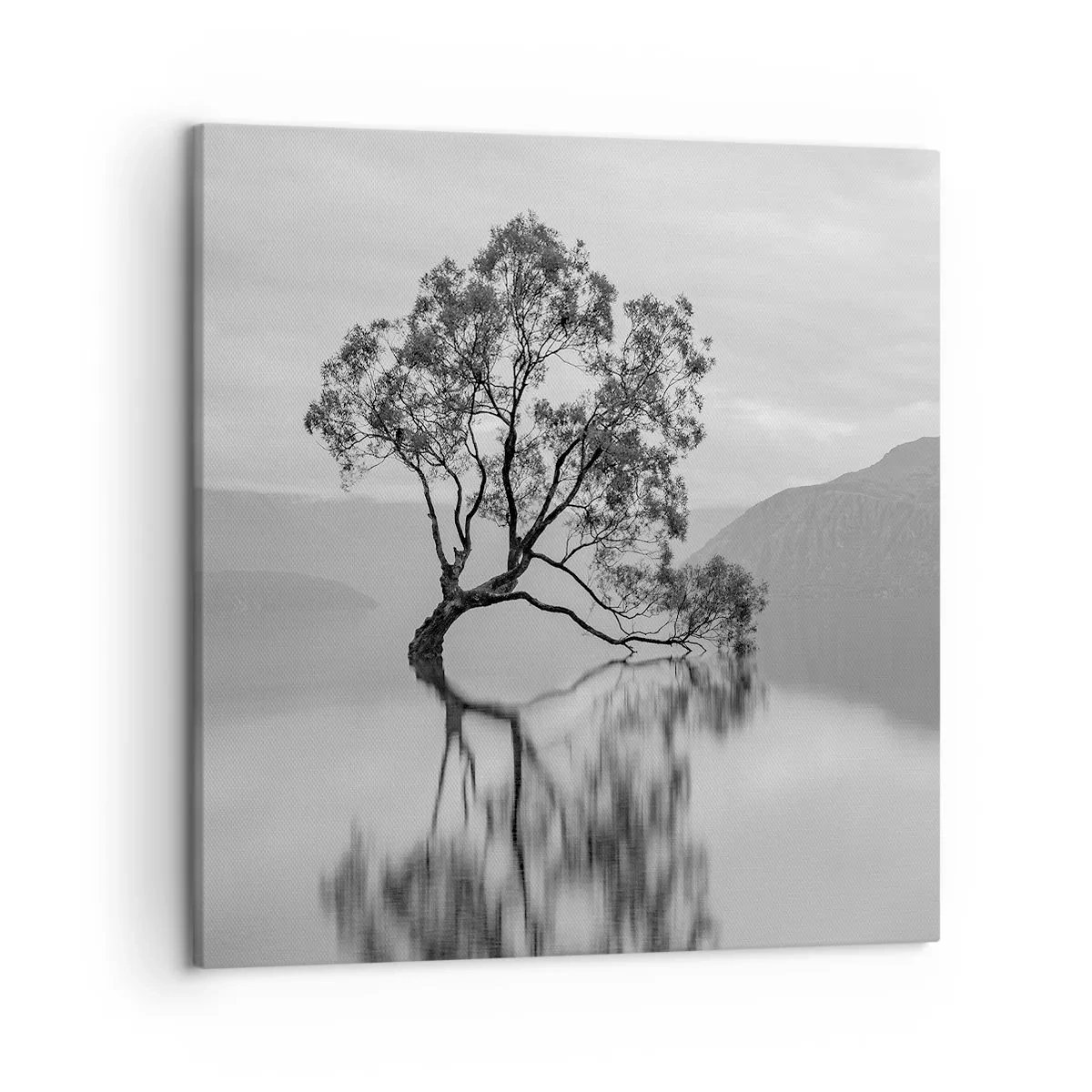 Canvastavla - Bild på duk - Det finns ett land - 50x50 cm