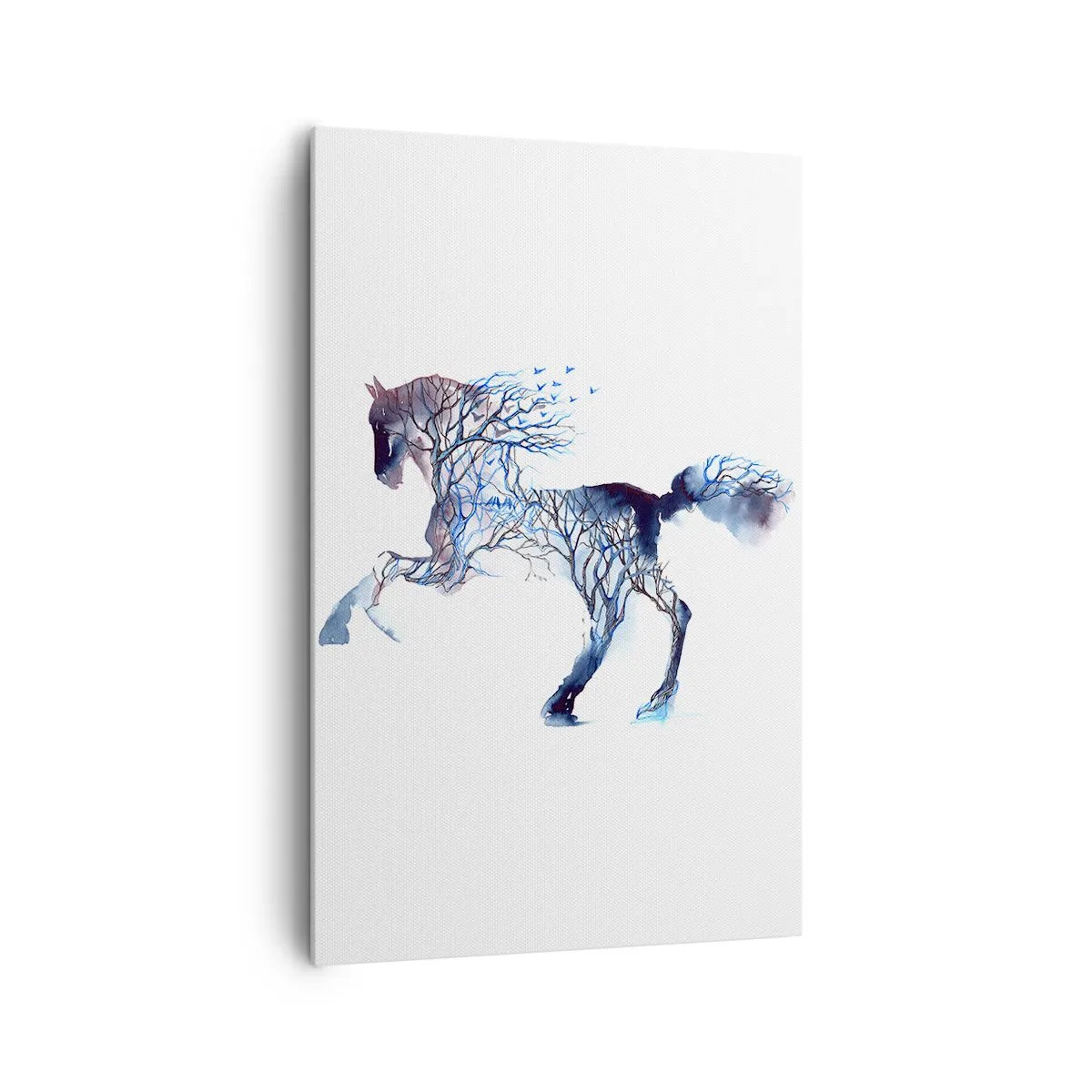 Canvastavla - Bild på duk - Som om skogen rört sig - 80x120 cm