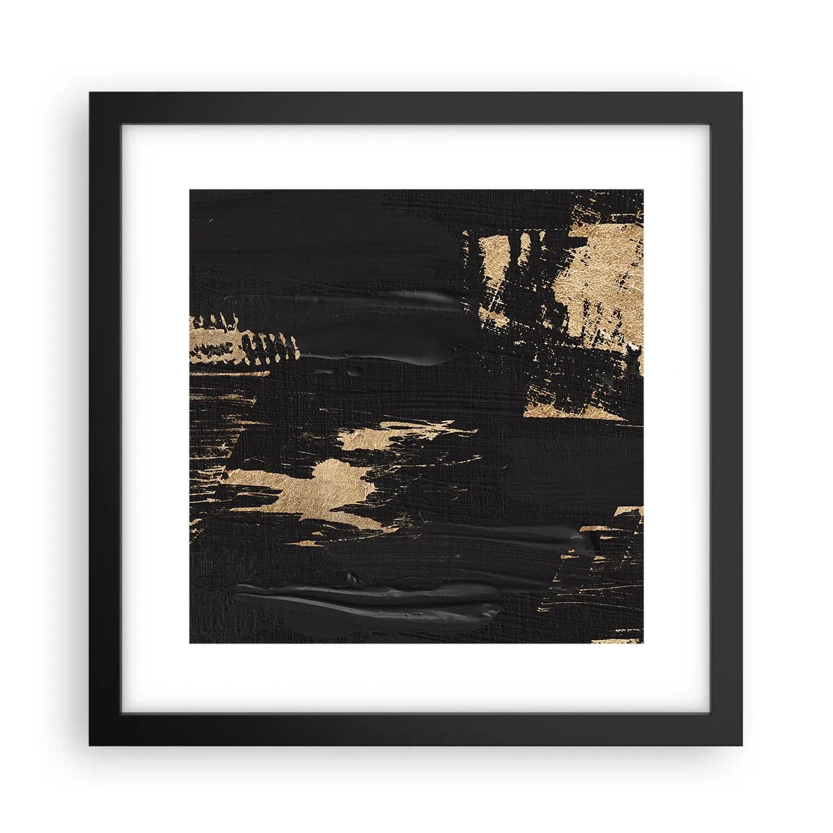 Affisch i svart ram - Ett spår av beröring - 30x30 cm