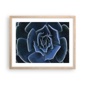 Affisch i ram av ljusek - Öknens blomma - 50x40 cm