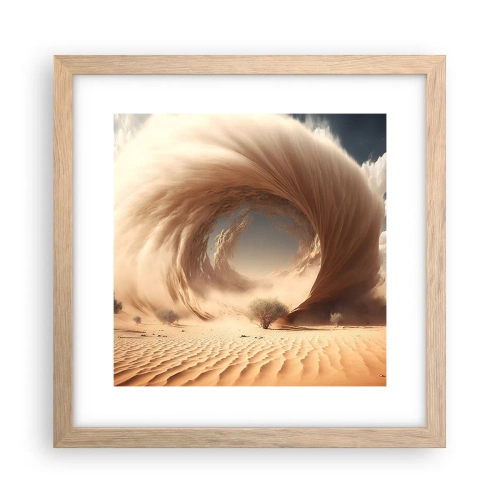 Affisch i ram av ljusek - Öppen portal - 30x30 cm