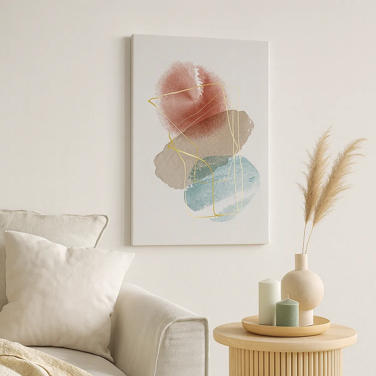 Canvastavla - Bild på duk - Rummets pärlor - 50x70 cm