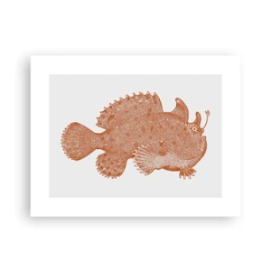 Affisch - Och ändå en fisk - 40x30 cm