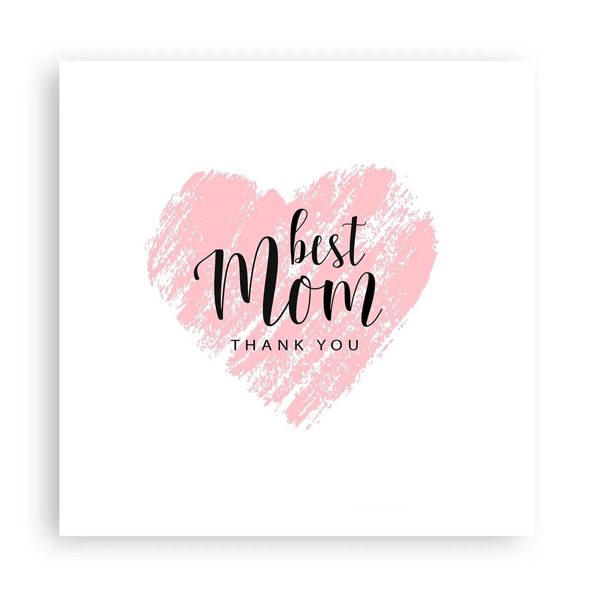 Affisch - Alltid rätt ögonblick - 60x60 cm