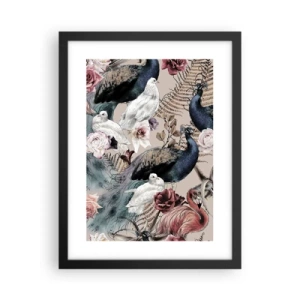 Affisch i svart ram - I palatsträdgården - 30x40 cm