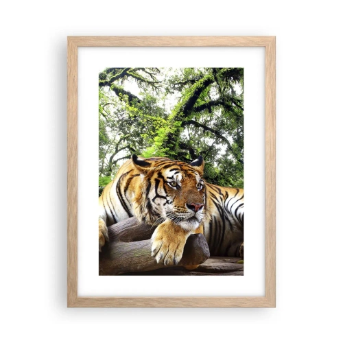 Affisch i ram av ljusek - Med vänlig hälsning - 30x40 cm