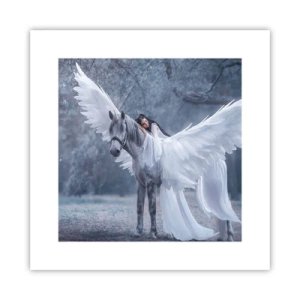 Affisch - En stund full av inspiration - 30x30 cm