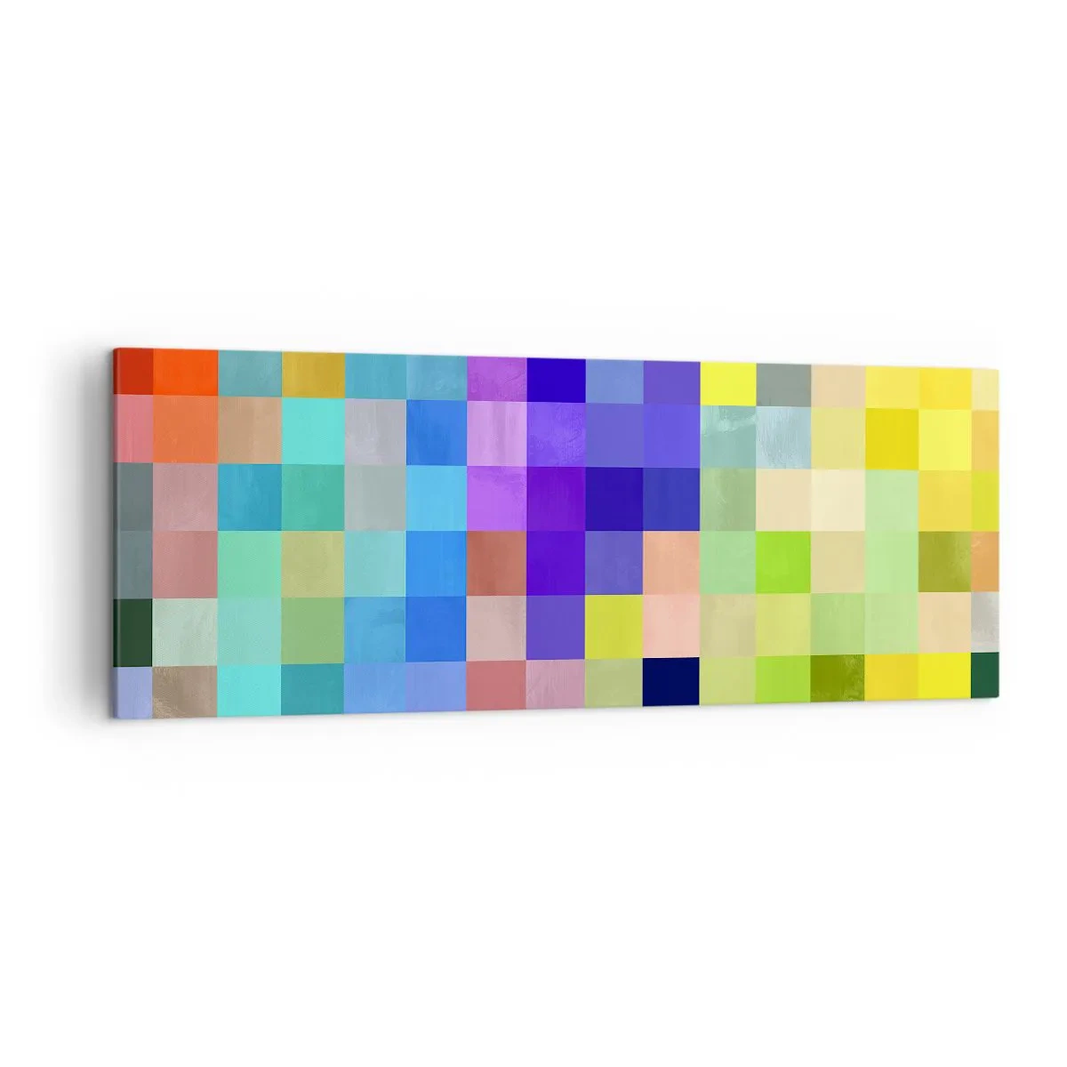 Canvastavla - Bild på duk - Alla olika, alla jämna - 140x50 cm