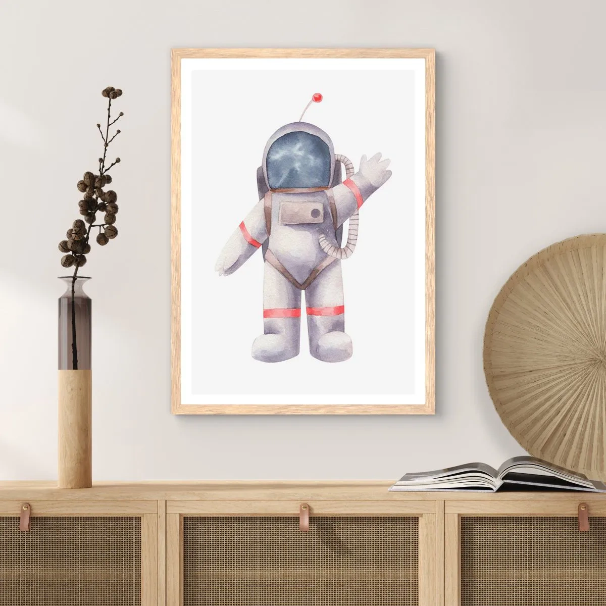 Affisch i ram av ljusek - Det var allt för nu! - 70x100 cm