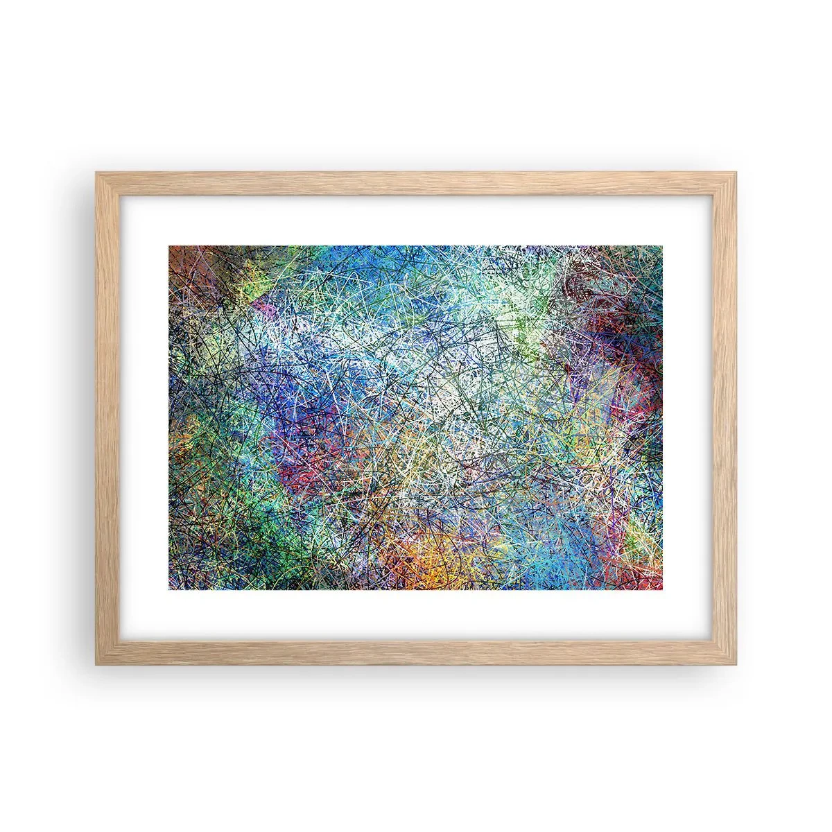 Affisch i ram av ljusek - Det är inte så enkelt - 40x30 cm