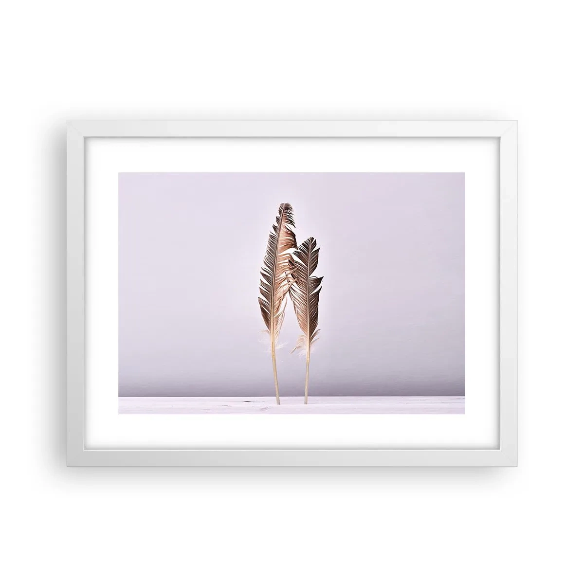 Affisch i vit ram - Mot intet - 40x30 cm