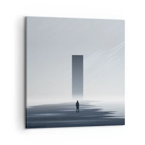 Canvastavla - Bild på duk - Möjlighet eller hot? - 60x60 cm