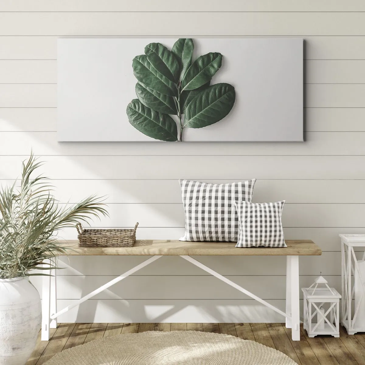 Canvastavla - Bild på duk - Själva naturens bild - 120x50 cm