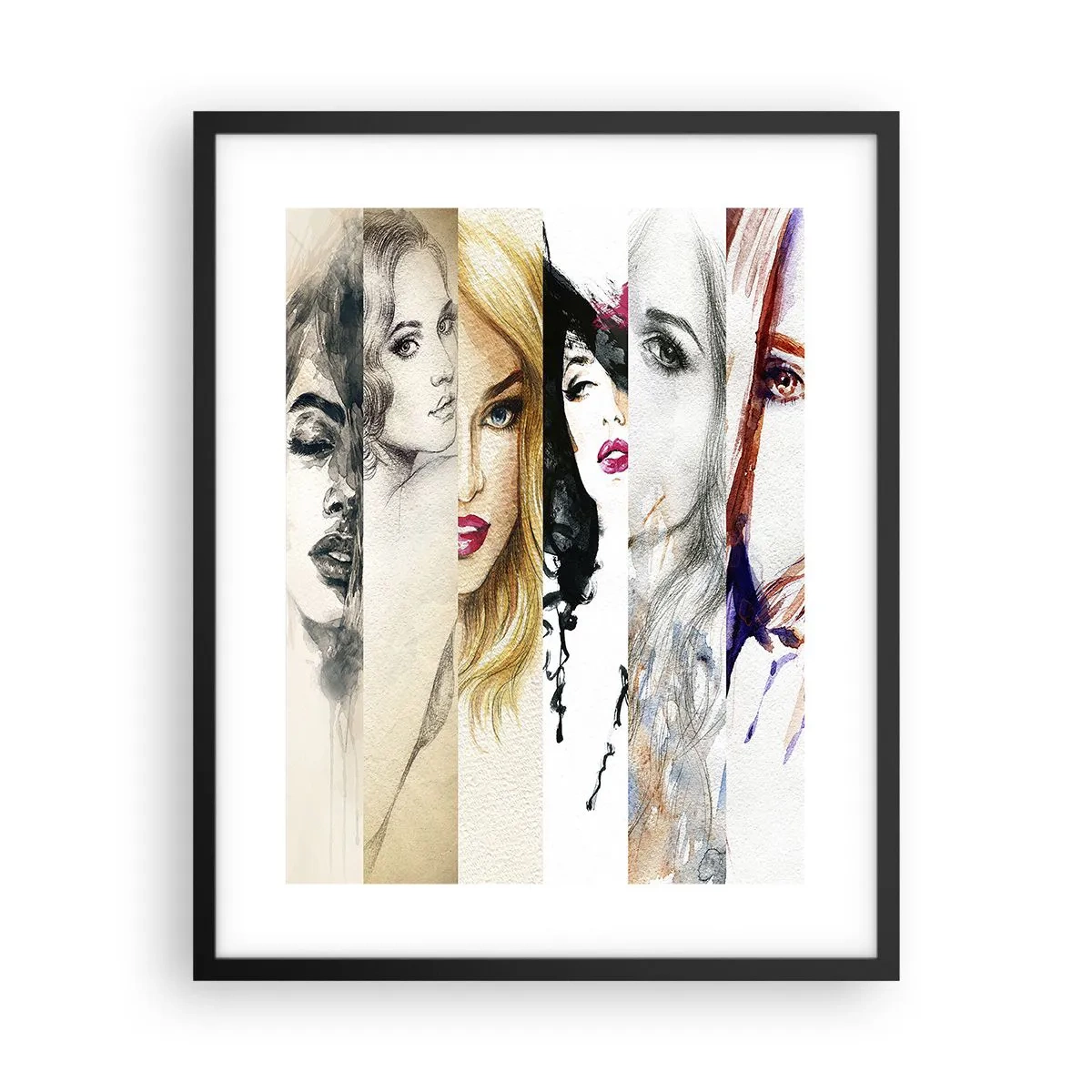 Affisch i svart ram - Det är alltid DU - 40x50 cm