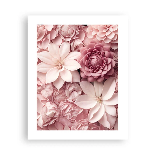 Affisch - I rosa kronblad - 40x50 cm
