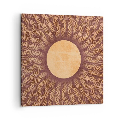 Canvastavla - Bild på duk - Solikon - 50x50 cm