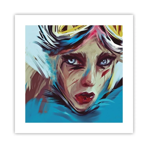 Affisch - Vägkämpe - 40x40 cm