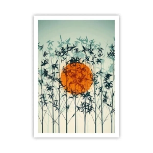 Affisch - Japansk sol - 70x100 cm