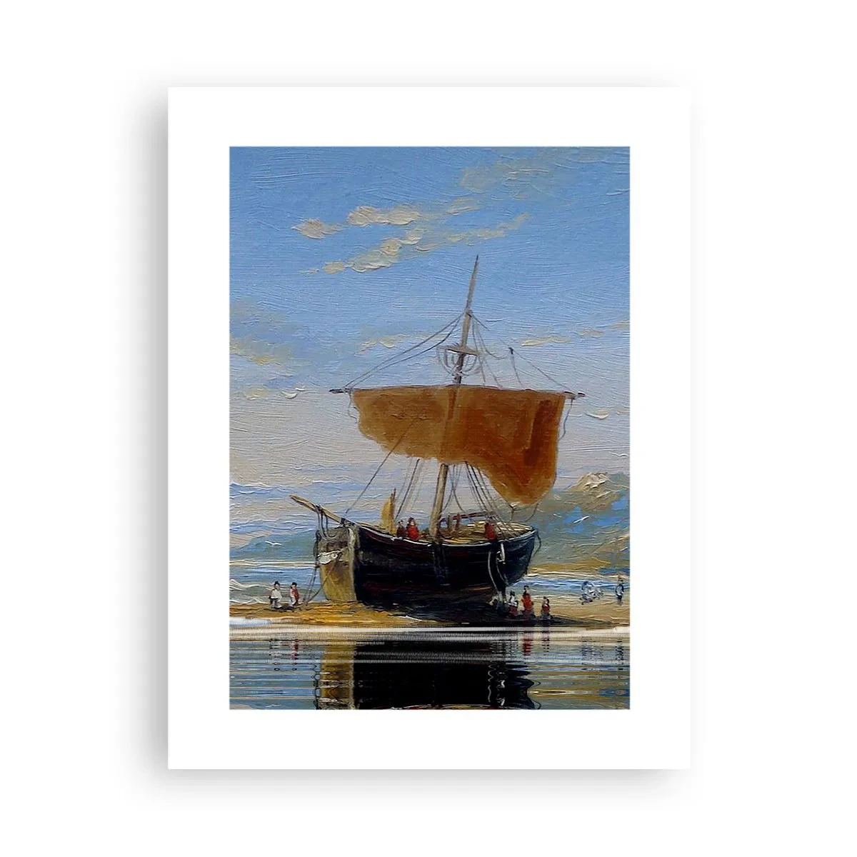 Affisch - Vatten, jord, luft - 30x40 cm