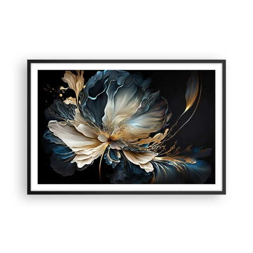 Affisch i svart ram - Sagolik ormbunksblomma - 91x61 cm