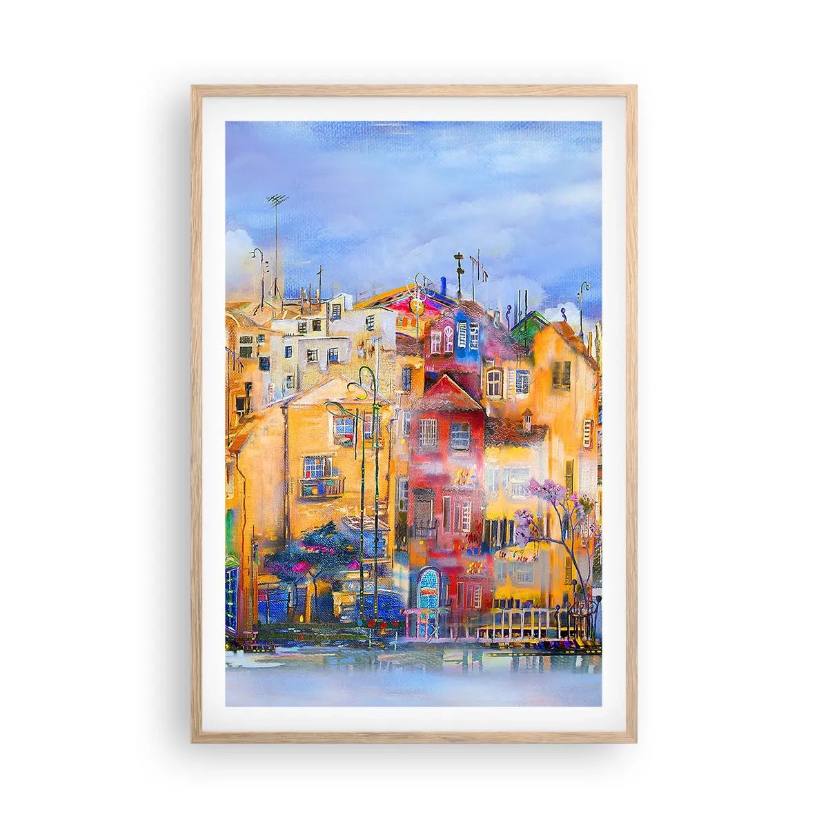 Affisch i ram av ljusek - Vi är tillsammans - 61x91 cm