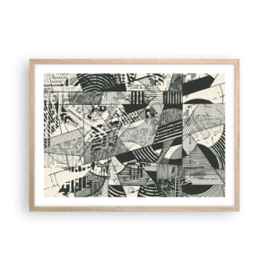 Affisch i ram av ljusek - Nutidens dynamik - 70x50 cm