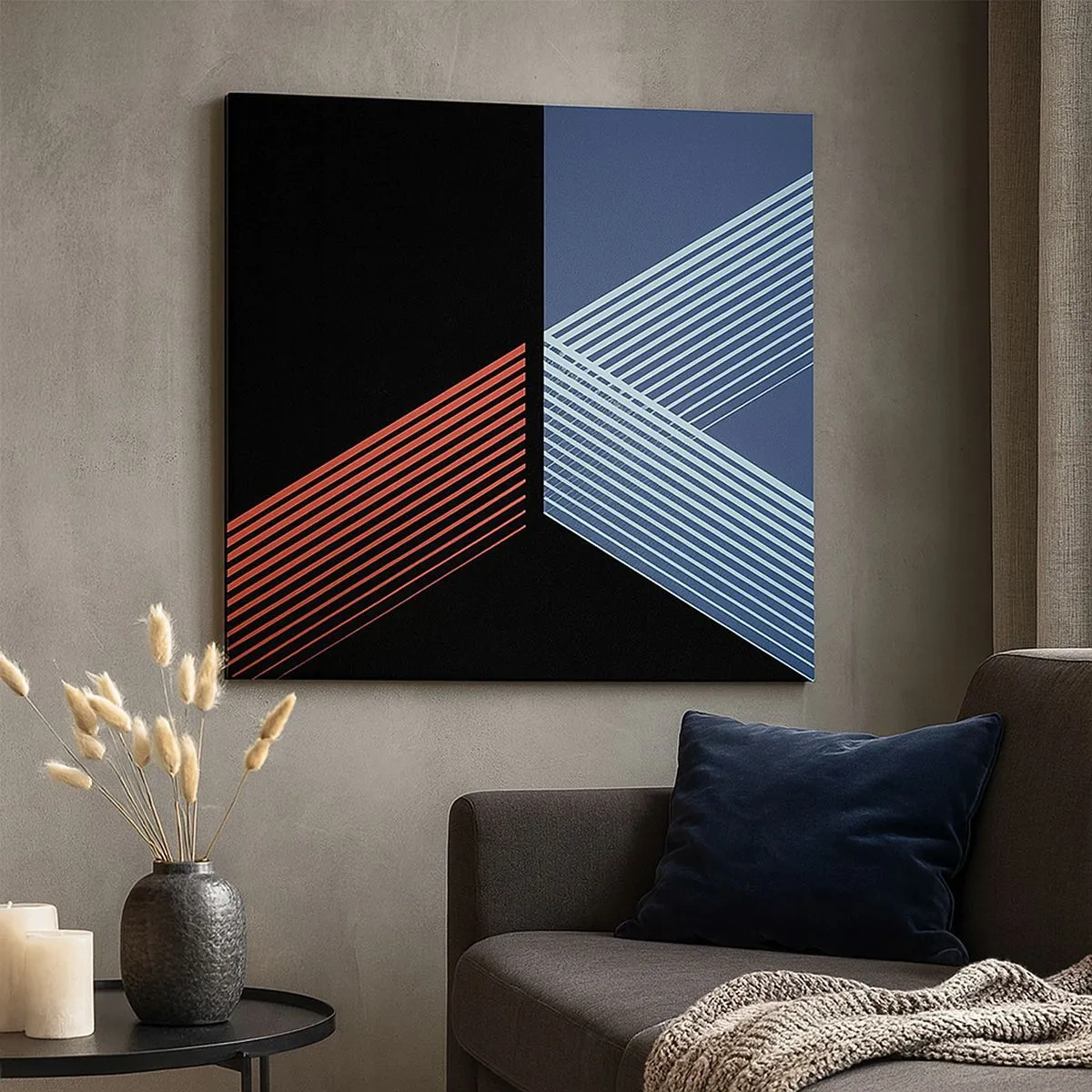 Canvastavla - Bild på duk - Enkel historia - 30x30 cm