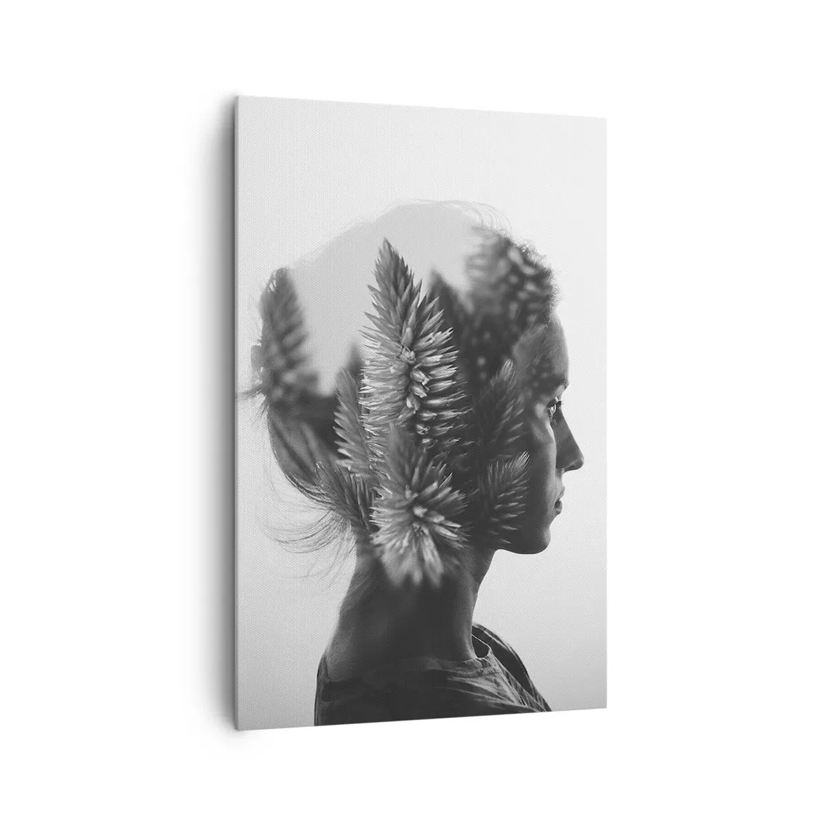 Canvastavla - Bild på duk - Furuskogens härskarinna - 80x120 cm