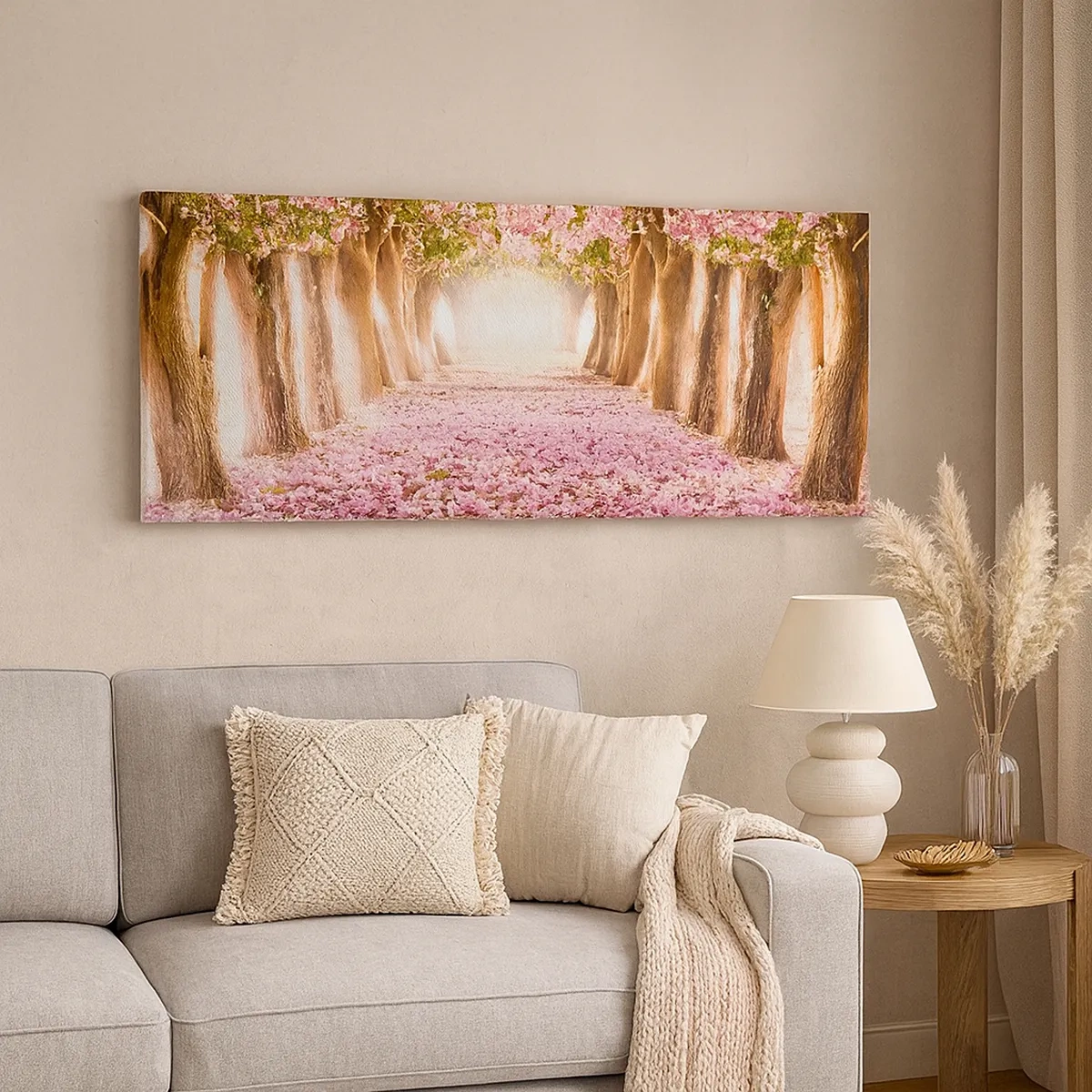 Canvastavla - Bild på duk - Vägen till paradiset - 30x30 cm