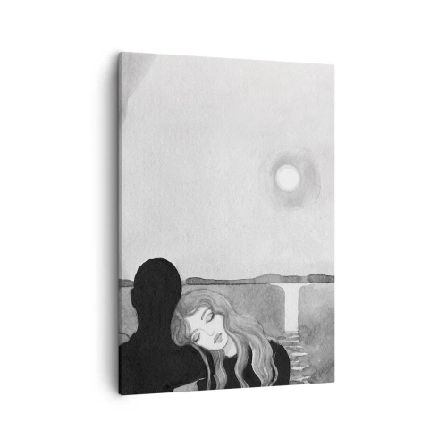 Canvastavla - Bild på duk - Alltid hemlighet - 50x70 cm