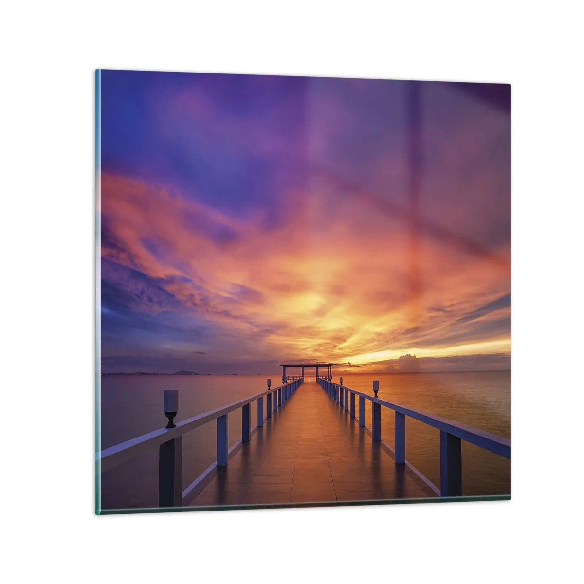 Glastavla - Bild på glas - Utan ände - 70x70 cm