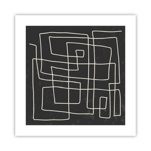 Affisch - Inte så enkelt - 40x40 cm