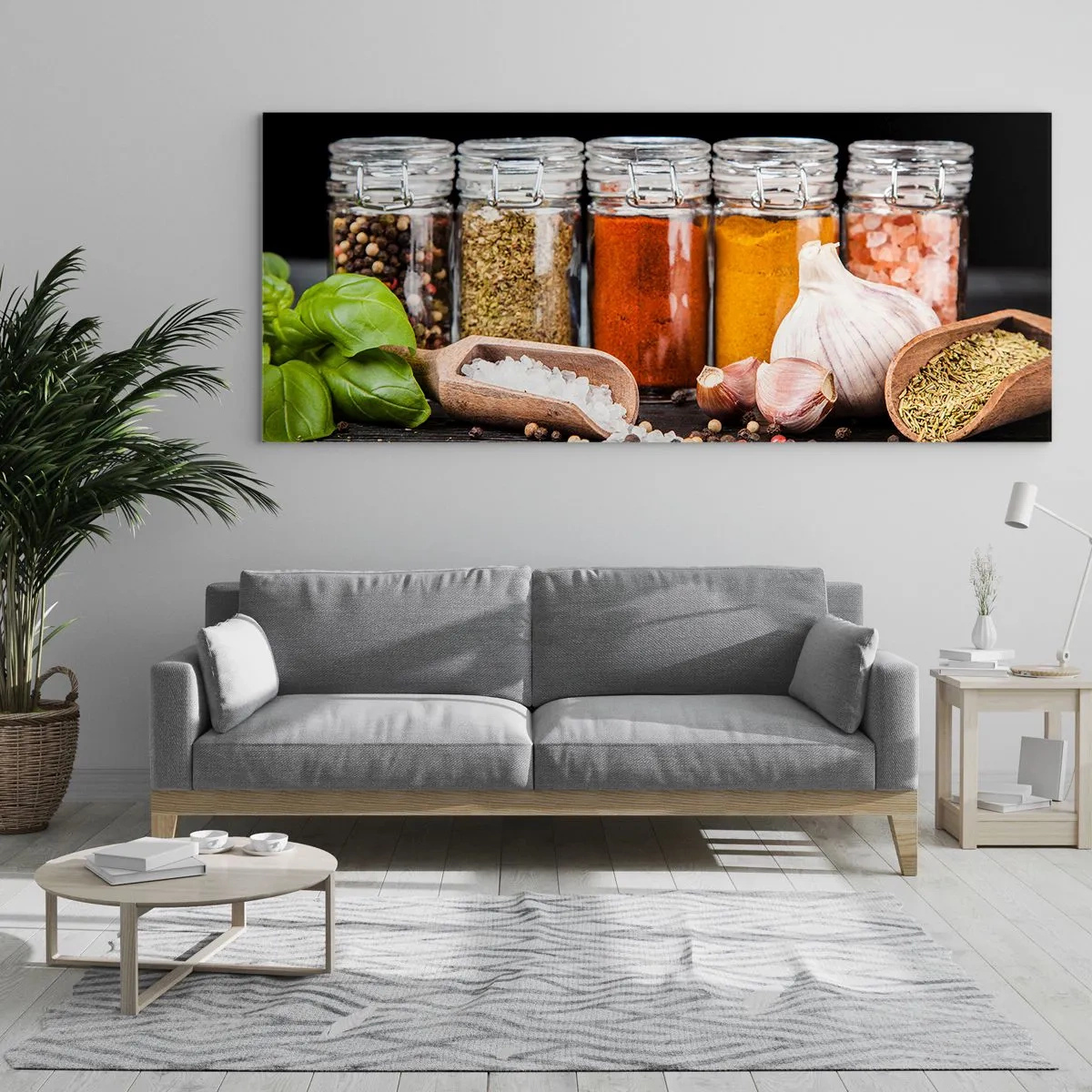 Glastavla - Bild på glas - Så att livet har smak - 160x50 cm