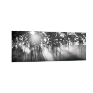 Glastavla - Bild på glas - Ostoppad sol - 140x50 cm