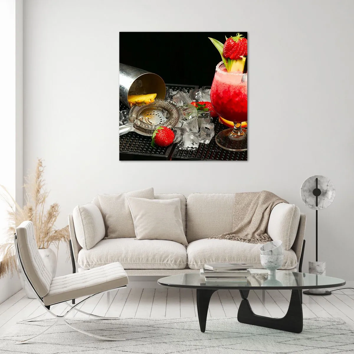 Glastavla - Bild på glas - Trolla fram smaken - 30x30 cm